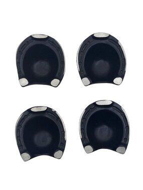 Walter Bosse Egg Cups Set Of 4 Equestrian Horseshoe Germany Vintage Mid-Century